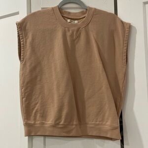 Madewell Tan Muscle Sweatshirt size XS